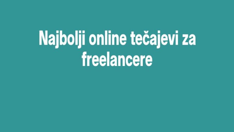 Najbolji online tečajevi za freelancere