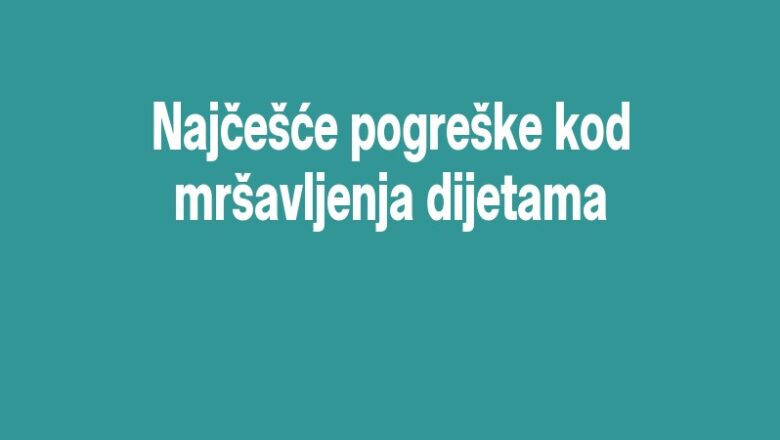 Najčešće pogreške kod mršavljenja dijetama